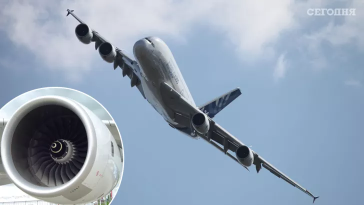 Airbus A380 здійснив політ на олії