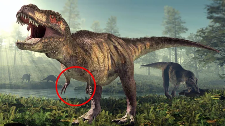 Тираннозавр получил короткие лапы для собственной безопасности