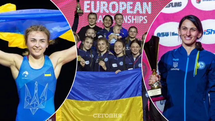 Женская сборная Украины по борьбе покорила Европу
