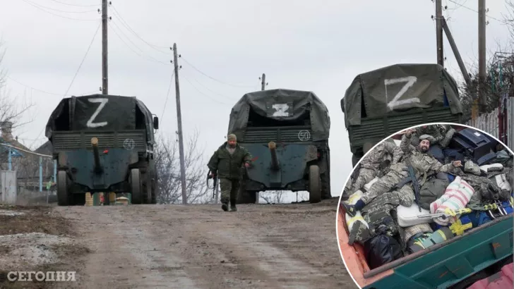 Российские военные крадут у мирного населения Украины. Фото: коллаж "Сегодня"