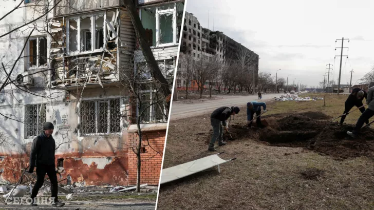 Российские оккупанты целенаправленно уничтожают Мариуполь