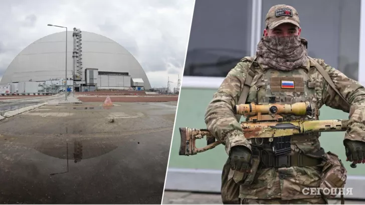 Російські окупанти, які були у Чорнобилі, можуть бути небезпечними для суспільства. Фото: "Уніан", REUTERS, колаж "Сьогодні"