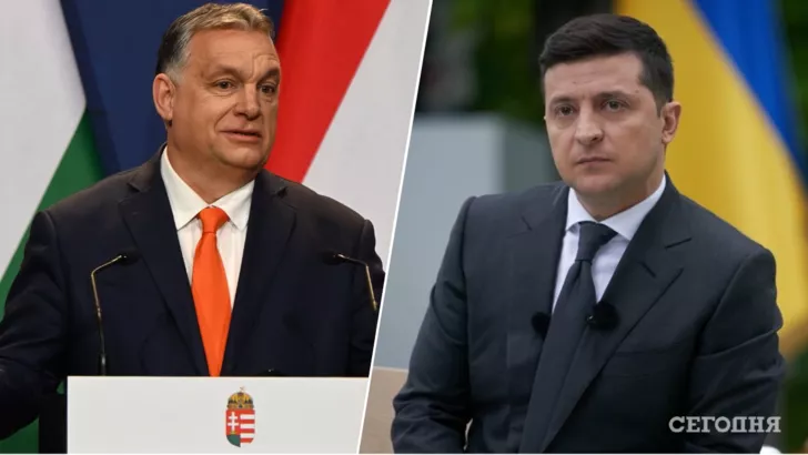 Виктор Орбан и Владимир Зеленский / Коллаж "Сегодня"