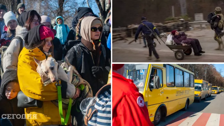 Украинцев эвакуируют из опасных районов