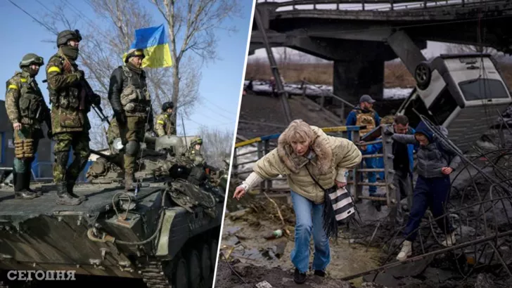 ВСУ готовятся защищать Донбасс, а украинцы собирают факты преступлений оккупантов. Фото: коллаж "Сегодня"