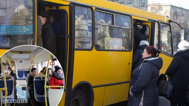 В Киеве маршрутчики частично вышли на рейсы