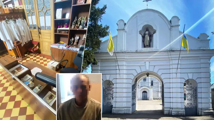 Мужчина обокрал храм в Винницкой области