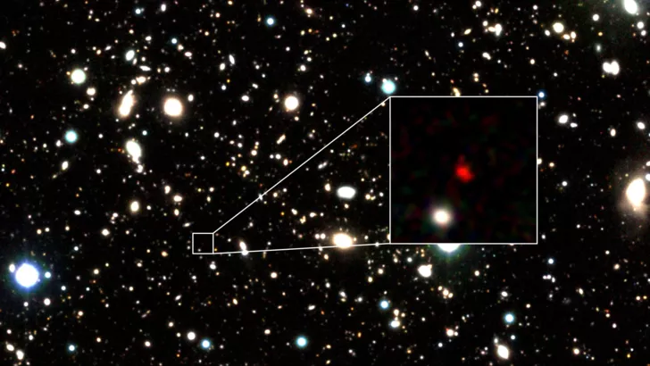 Нова галактика знаходиться на відстані в 13 мільярдів років від Землі