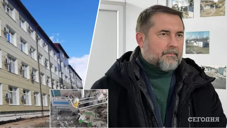 Сергей Гайдай рассказал, что оккупанты уничтожают больницы Луганщины. Фото: коллаж "Сегодня"
