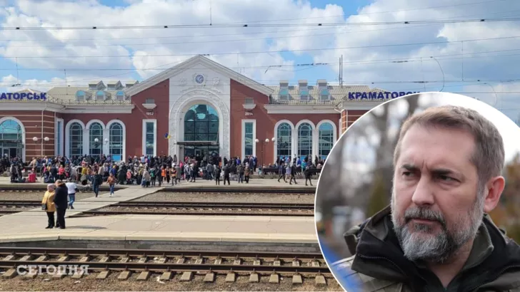 Сергій Гайдай розповів про людей, що застрягли на вокзалі. Фото: колаж "Сьогодні"