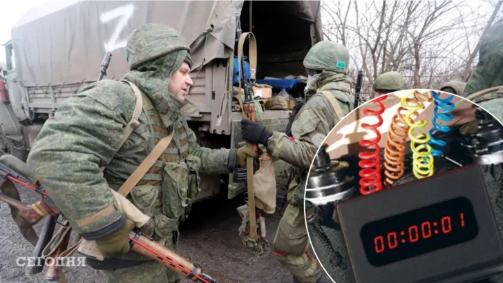 Оккупанты используют самодельные взрывные устройства в Украине. Фото: коллаж "Сегодня"