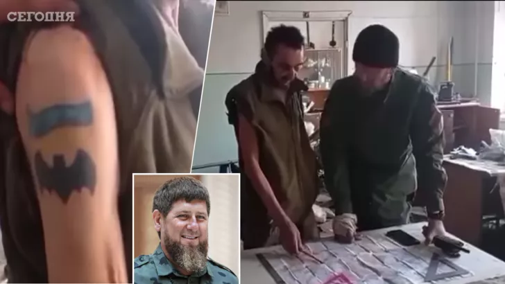 Кадировці видали бомжа за розвідника ЗСУ та намалювали йому фальшиве татуювання