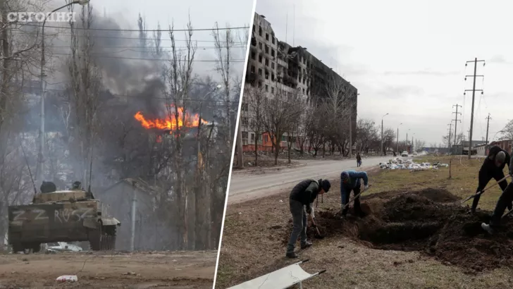 Военные РФ в Мариуполе начали эксгумацию тел своих жертв