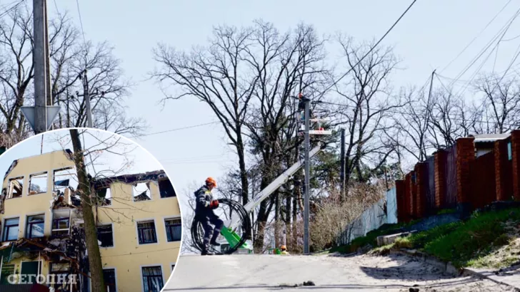 Електропостачання у Бучі: в місті тривають відновлювальні роботи