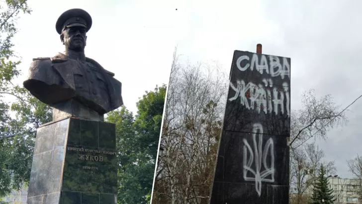 У Харкові знесли пам'ятник Жукову