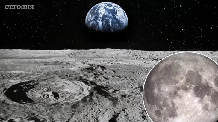 Луна столкнулась с огромным астероидом около 4,3 миллиарда лет назад