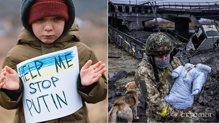 В Україні гинуть діти через російських окупантів. Фото: колаж "Сьогодні"
