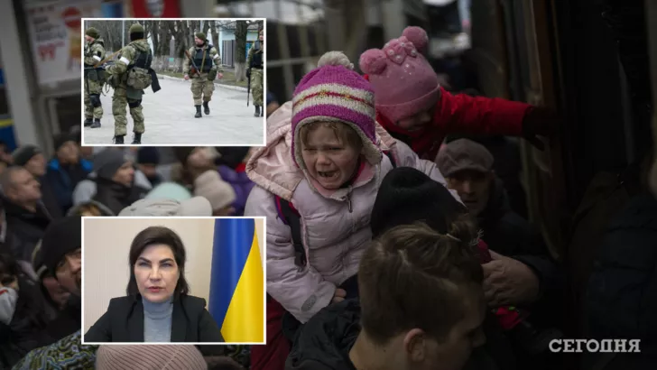 Ирина Венедиктова рассказала, что оккупанты привлекают украинских детей к войне. Фото: коллаж "Сегодня"