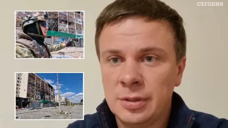 Дмитро Комаров зняв відео у обстріляному окупантами Сєвєродонецьку