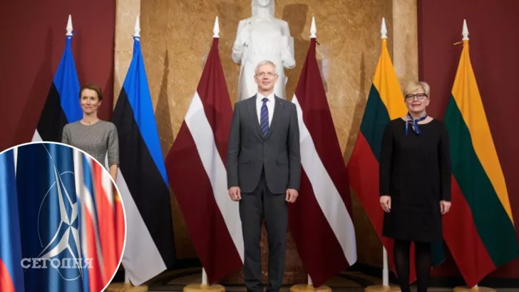 Премьер-министры стран Балтии осудили варварские действия России.