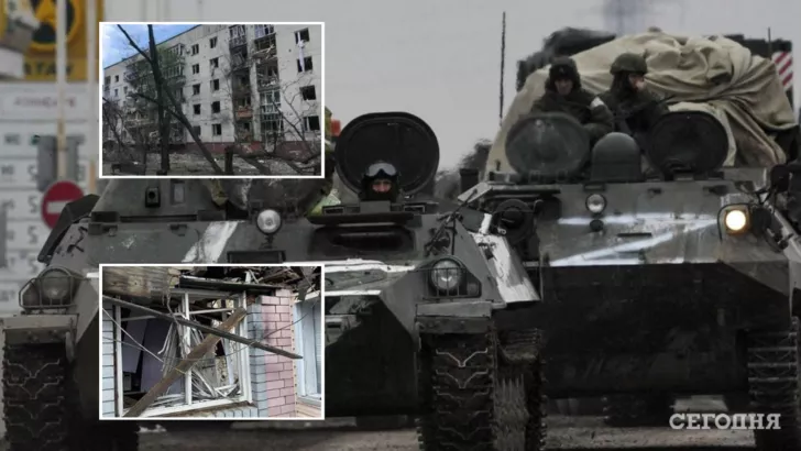Окупанти штурмують Луганську область. Фото: колаж "Сьогодні"