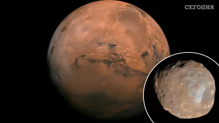 Фобос вріжеться у Марс через десятки мільярдів років