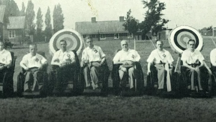 Участники Сток-Мандевилльских игр 1948 года