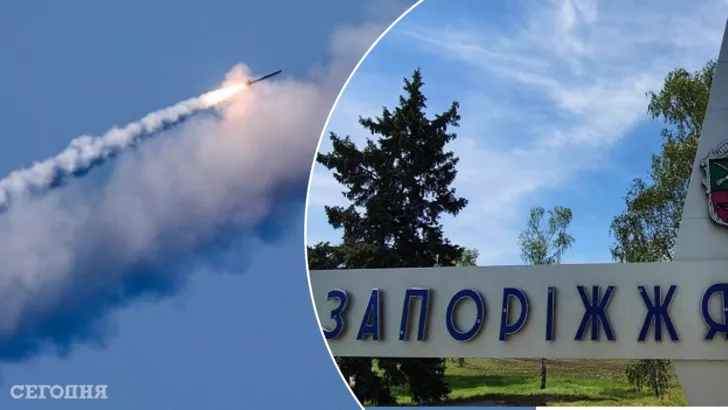 На территорию одного из предприятий в Запорожье попали две ракеты РФ.