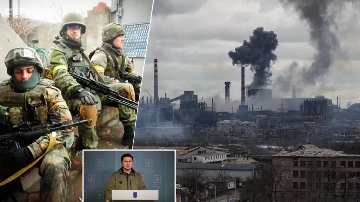 Украинские военные продолжают защищать Мариуполь. Фото: коллаж "Сегодня"