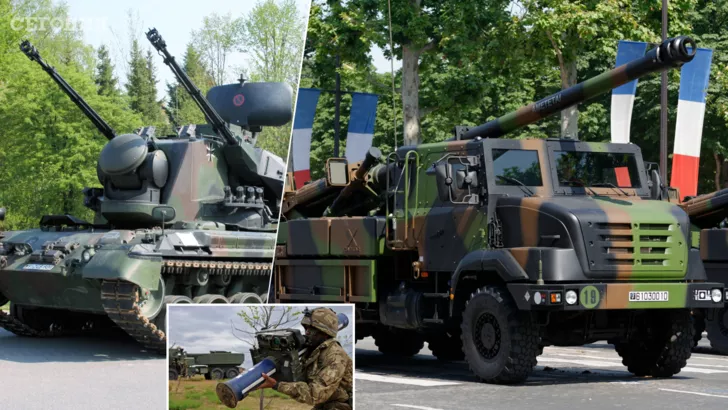 Германия, Франция и Великобритания отправят в Украину новое вооружение. Фото: коллаж "Сегодня"