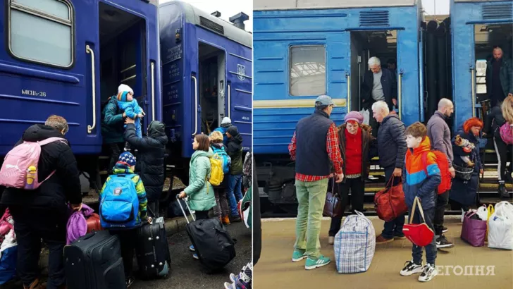 Розклад евакуаційних рейсів "Укрзалізниці" на 27 квітня/Фото: "Укрзалізниця", колаж: "Сьогодні"