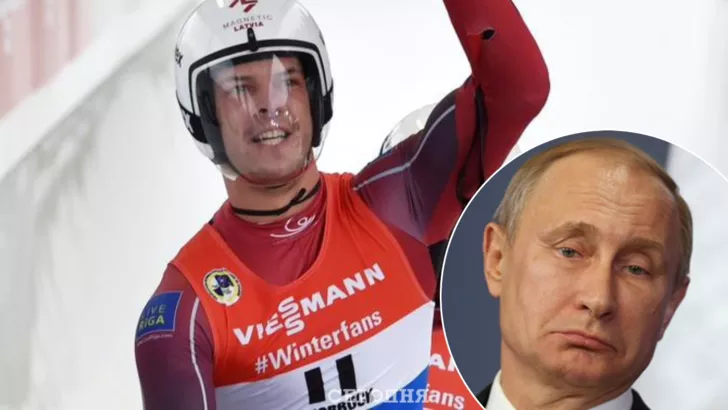 Латвийский спортсмен не хочет никаких ассоциаций с президентом РФ