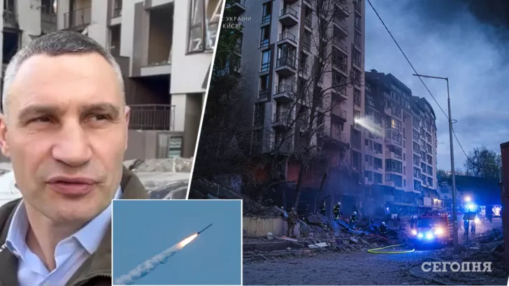Виталий Кличко назвал количество пострадавших от прилетов российских ракет по столице.