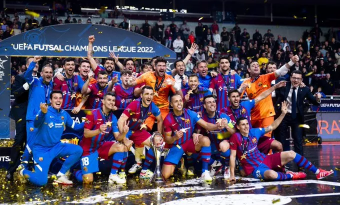 Барселона - триумфатор футзальной Лиги чемпионов