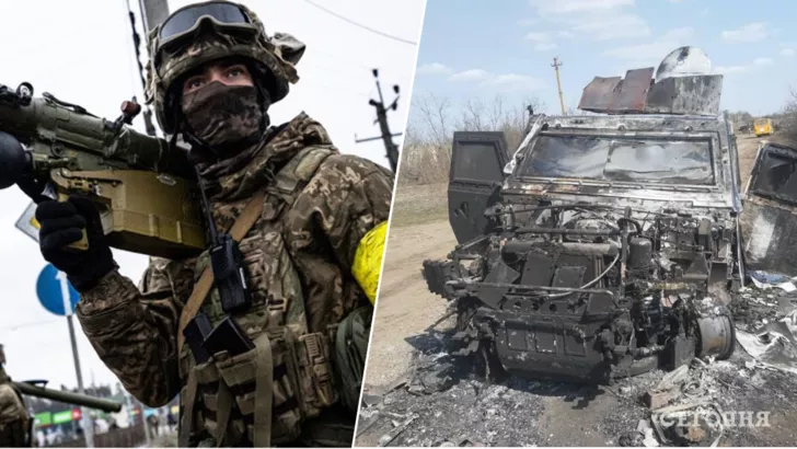 Украинские защитники уничтожают российских оккупантов. Фото: коллаж "Сегодня"