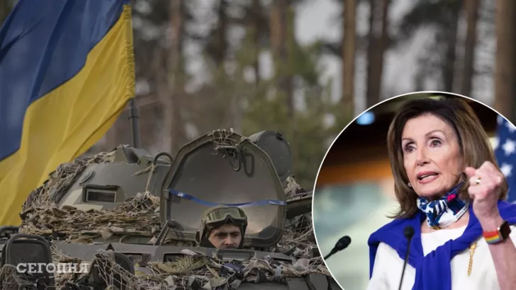 Нэнси Пелоси заявила, что США будут помогать Украине / Коллаж "Сегодня"