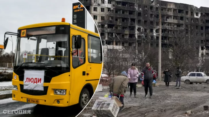 Автобуси підберуть людей у селищі Мангуш і Бердянську