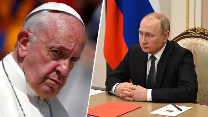 Папа Римский Франциск хочет встретиться с президентом РФ Владимиром Путиным.