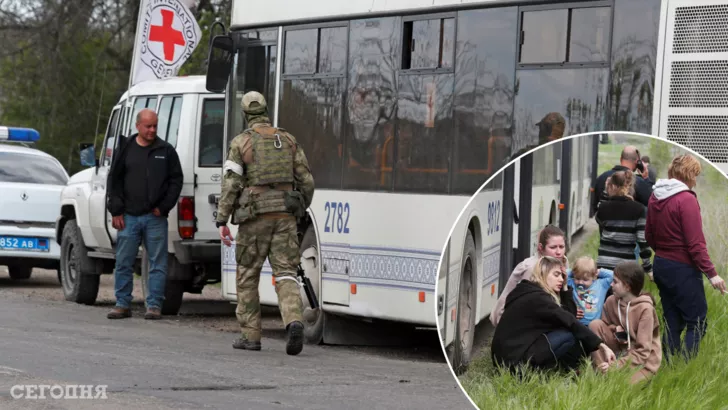 Эвакуация в Запорожье. Фото Reuters