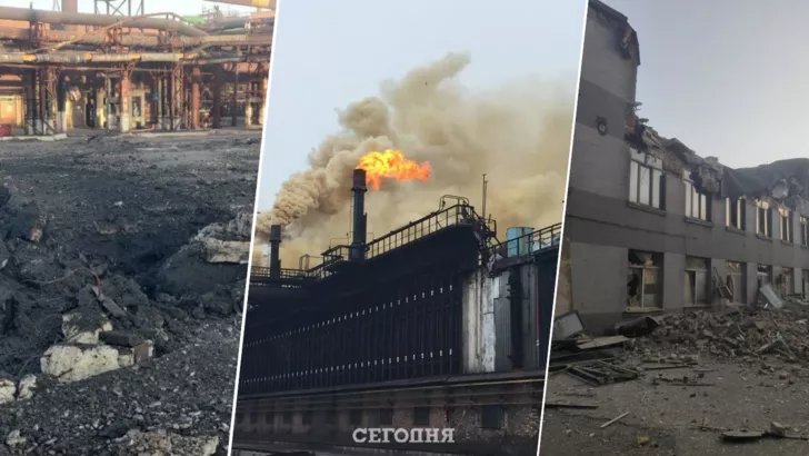Оккупанты обстреливают Донецкую область, попали в завод. Фото: коллаж "Сегодня"
