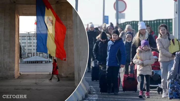 З початку вторгнення Росії в Україну в Молдову в'їхало близько 450 тис. українських біженців.