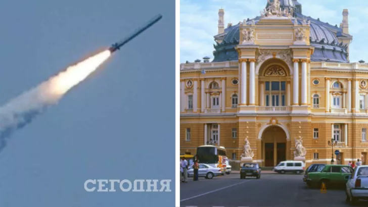 Росія знову обстріляла ракетами Одеську область. Колаж "Сьогодні"
