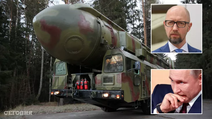 Путін брязкає ядерною зброєю, заявив Арсеній Яценюк