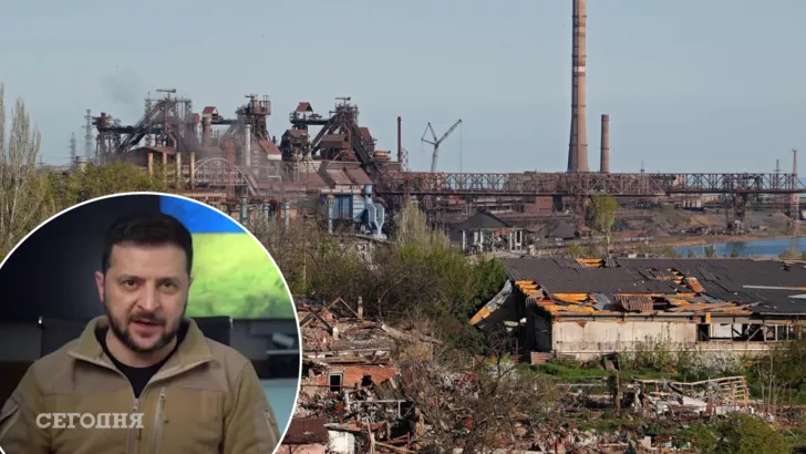 Зеленський розповів про плани з евакуації люедй з заводу "Азовсталь"