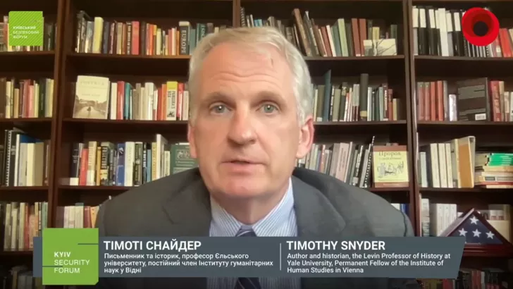 Тімоті Снайдер виступив на Київському безпековому форумі