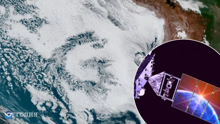 Космічний супутник GOES East сфотографував повідомлення від матері-Землі зі словом "Go"