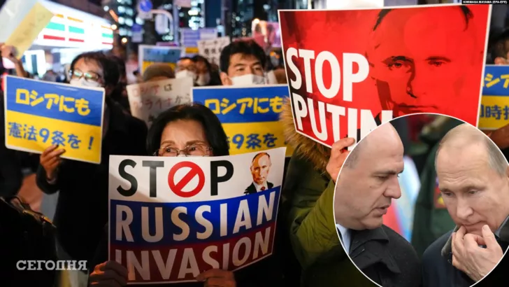 Под санкции Японии попал премьер-министр РФ Михаил Мишустин. Фото: коллаж "Сегодня"
