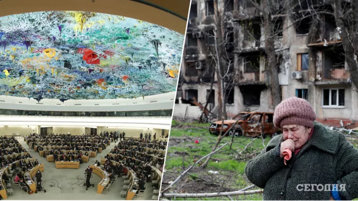 Рада ООН з прав людини обговорить злочини РФ / Колаж "Сьогодні"
