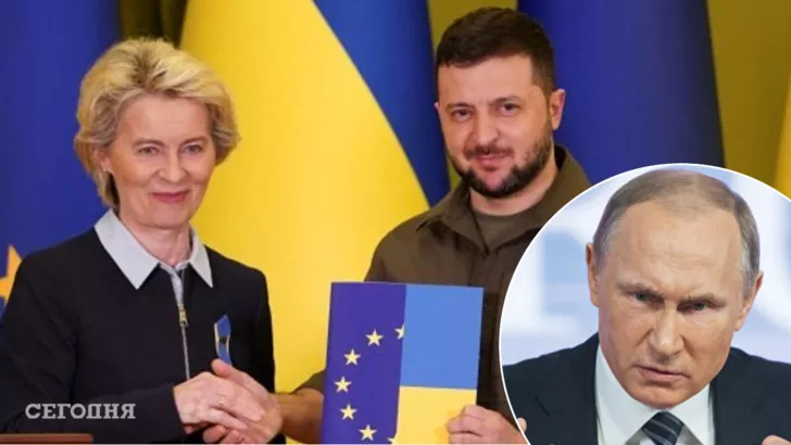 Зеленский рассказал, зачем Украине нужно в Евросоюз / Коллаж "Сегодня"