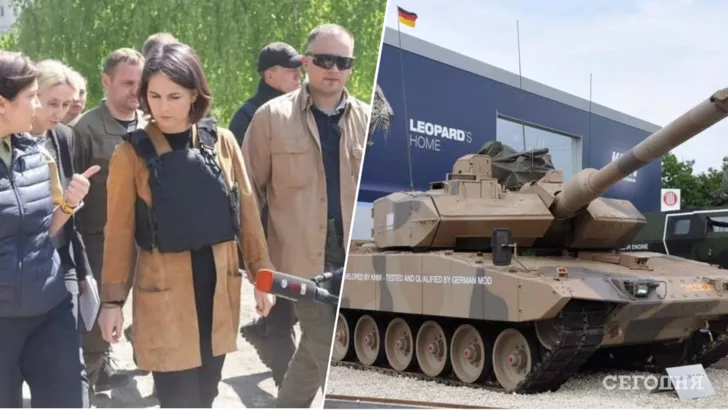 В Буче Анналена Бербок поняла, зачем нужно вооружить Украину / Коллаж "Сегодня"